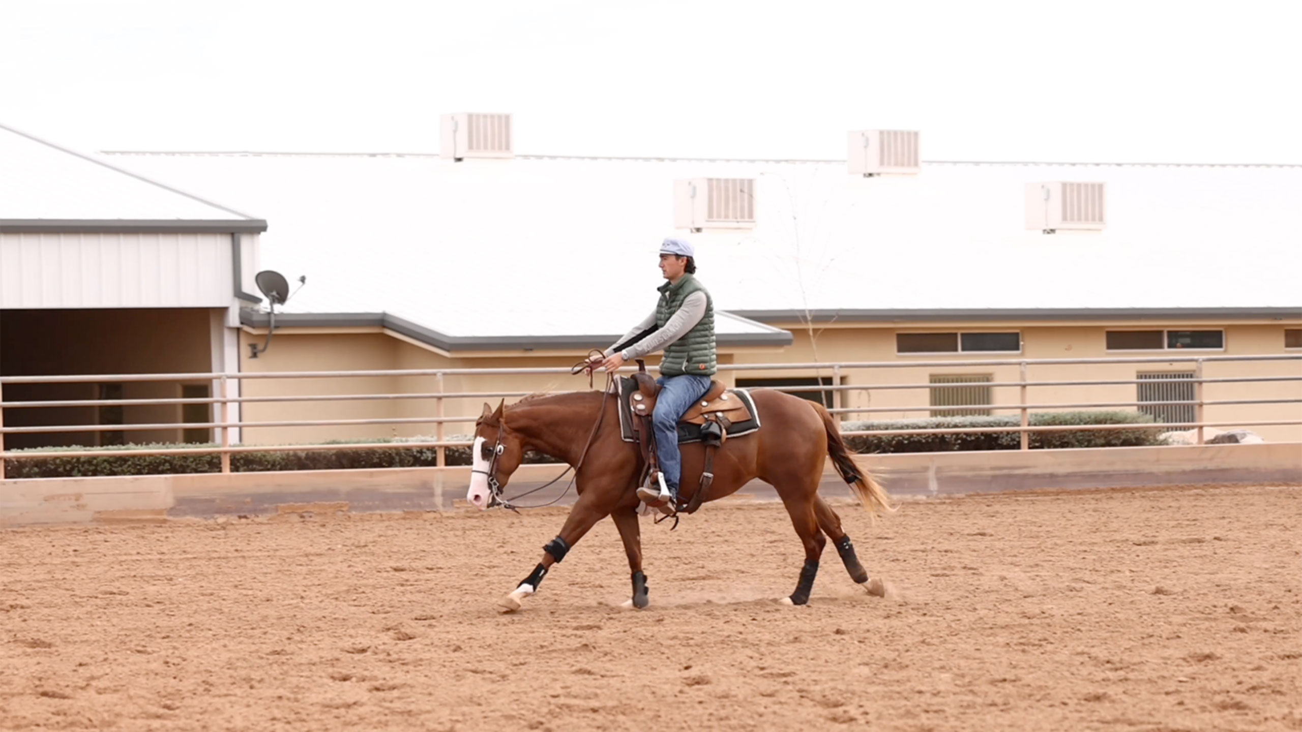 Stopping a horse that gets heavy up front