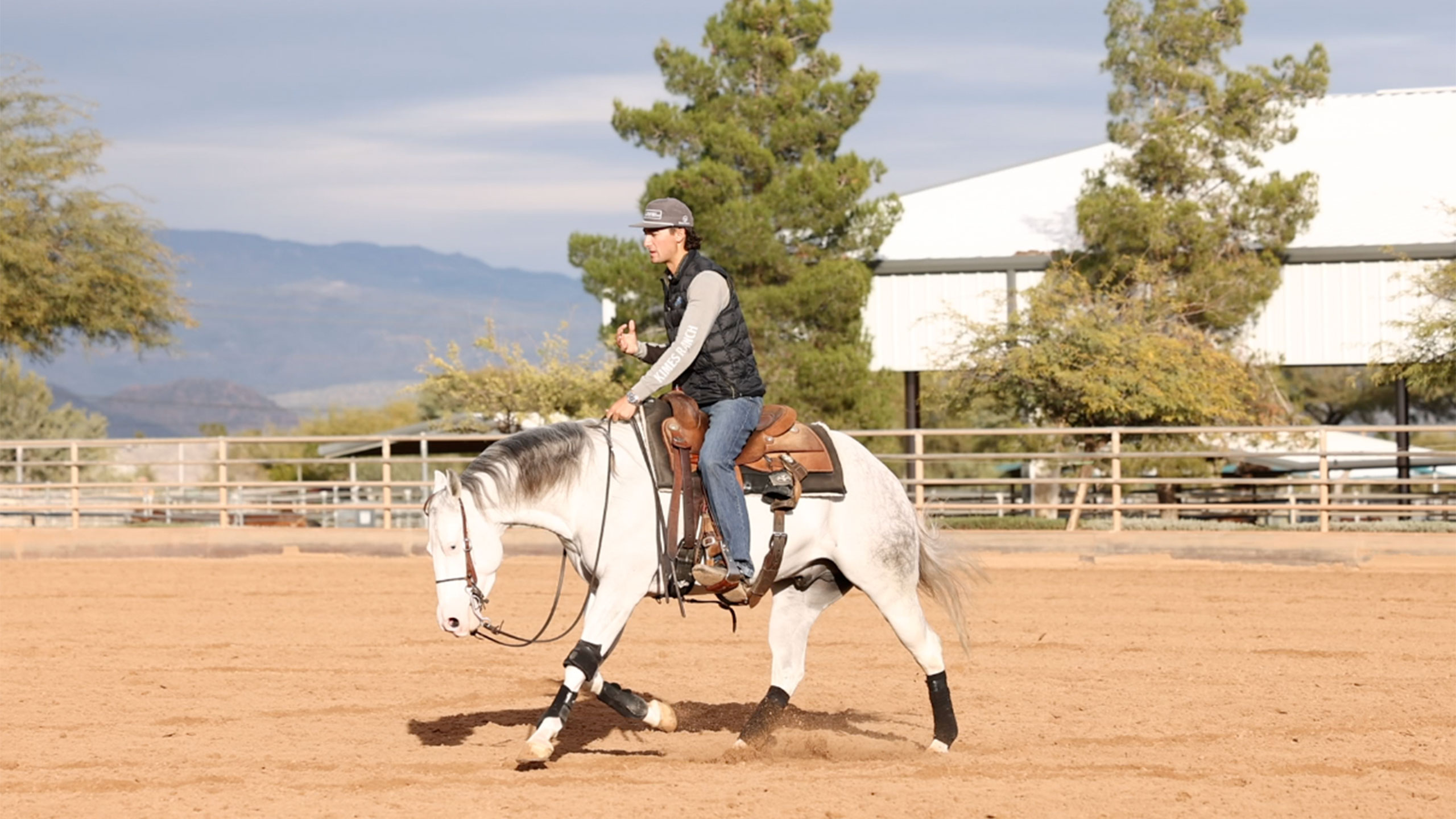 Collecting a poor loping horse